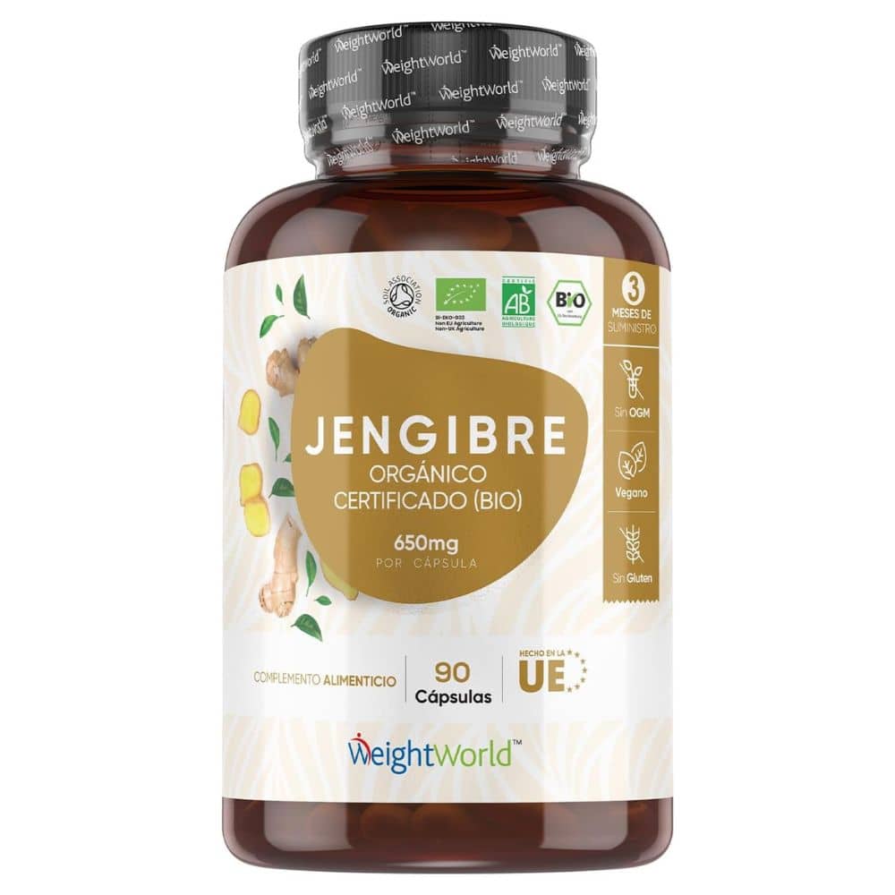 Bote de pastillas de jengibre de Amazon