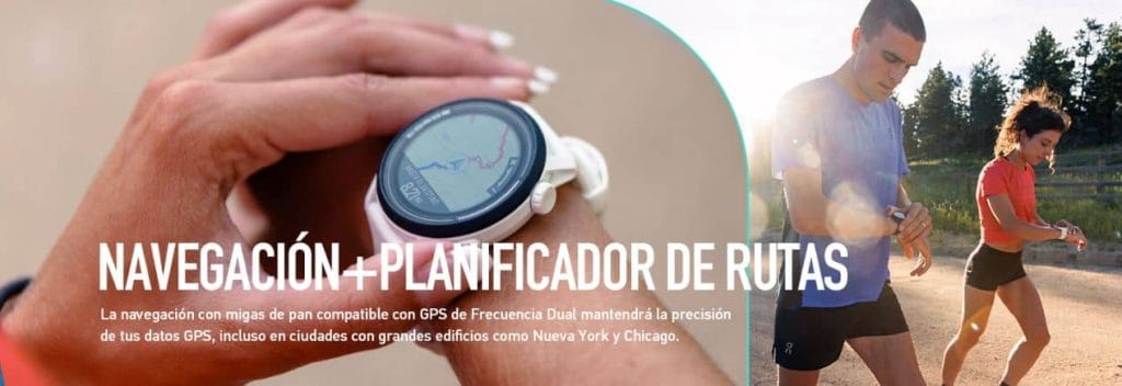 Relojes Running con navegación y planificador de rutas